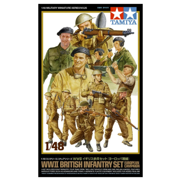 148 WWII British Infantry Set  European Campaign