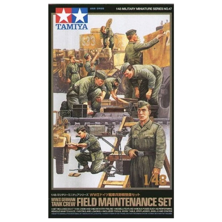 Tamiya - 1/48 WWII German Tank Crew Field Maintenance Set