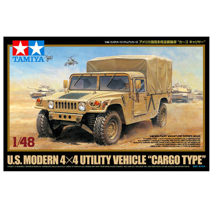 Tamiya - 1/48 US Modern 4 x 4 Utility Vehicle "Cargo Type"