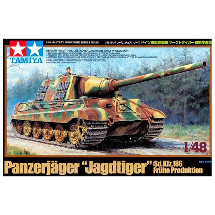 Tamiya - 1/48 German Heavy Tank Destroyer Jagdtiger Early Production (Sd.Kfz.186)