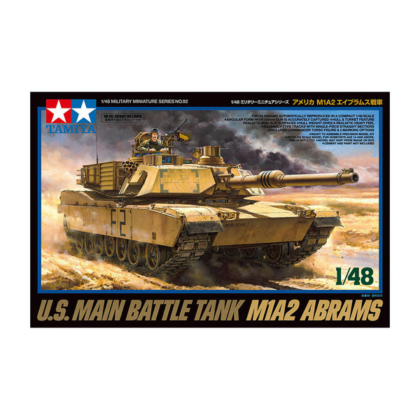 Tamiya - 1/48 U.S Main Battle Tank M1A2 Abrams