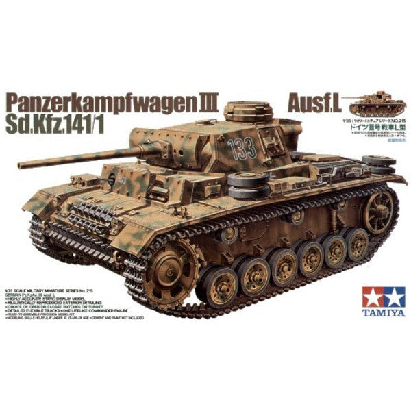 Tamiya - 1/35 German Pz.kpfw III Ausf.L