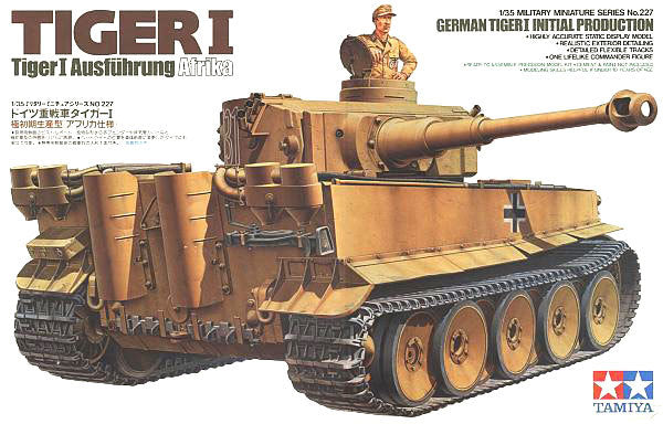 Tamiya - 1/35 German Tiger 1 Tank Initial Production