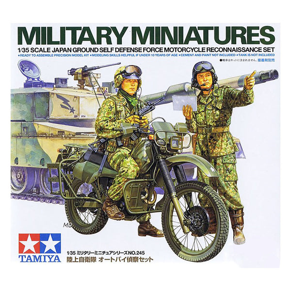 1/35 Japan Ground Self Defense Force Motorcycle Reconnaissance Set