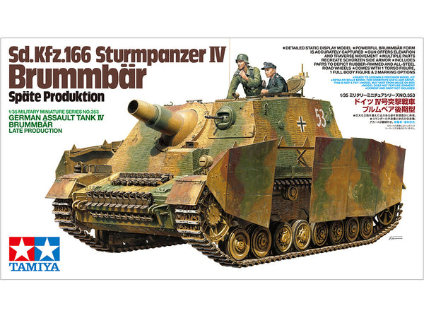 Tamiya - 1/35 Sd.Kfz.166 Sturmpanzer IV German Assault Tank IV Brummbar Late Production