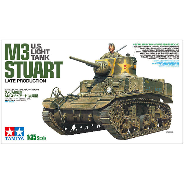 Tamiya - 1/35 US Light Tank M3 Stuart Late Production