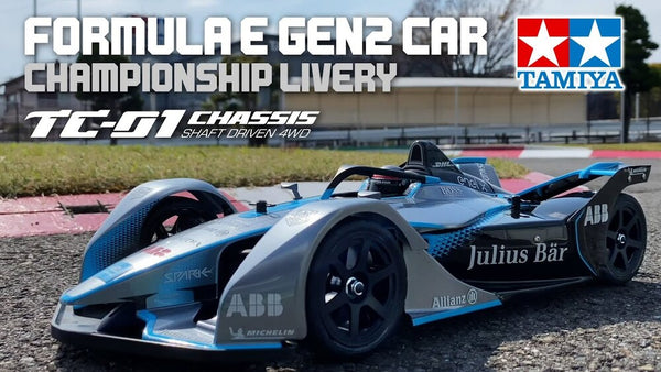 110 Formula E Gen2 Car Shaft Driven 4WD  Championship Livery TC01 Chassis