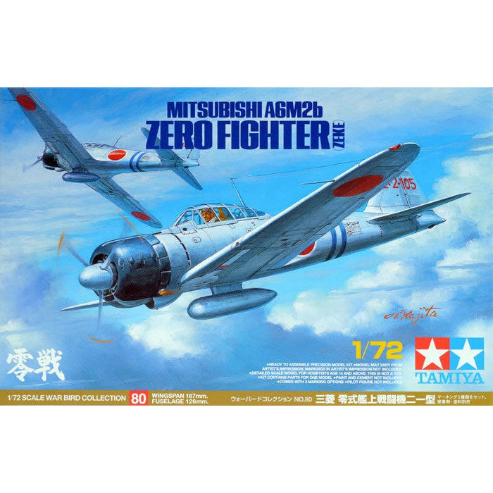 Tamiya - 1/72 Mitsubishi A6M2b Zero Fighter