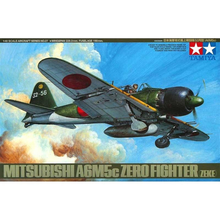 Tamiya - 1/48 Mitsubishi A6M5c Zero Fighter  (Zeke)