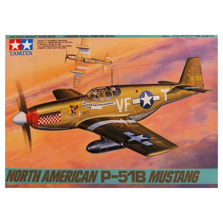 Tamiya - 1/48 North American P-51B Mustang