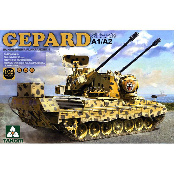 Takom - 1/35 Flakpanzer 1 Gepard Spaag A1/A2