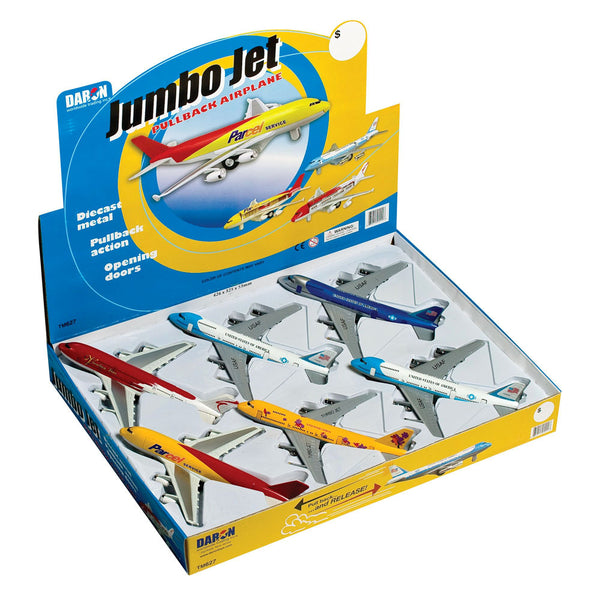 Jumbo Jet Pullback Toy