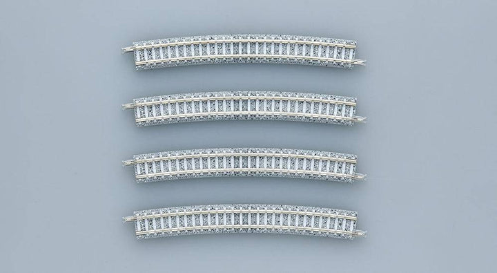 Tomytec - Curved PC Rail C541-15-PC (F) (Set of 4)