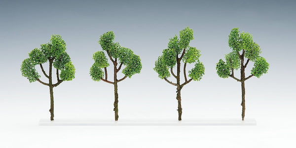 N Scale Evergreen Tree (Green/4pcs)