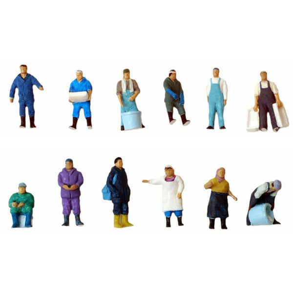 1/150 Ngauge Fishing Dock Workers