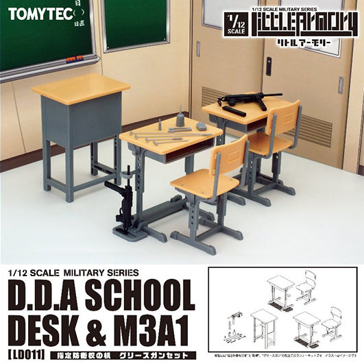 Tomytec - Little Armory [LD011] Defense School Desk & M3A1 Set