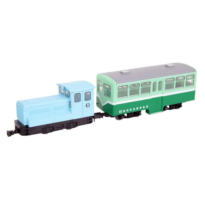 Tomytec - Narrow gauge 80 Tomibetsu Simple Track Diesel Locomotive & Passenger Car Set