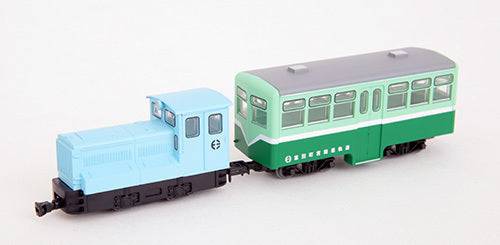 Tomytec - Narrow gauge 80 Tomibetsu Simple Track Diesel Locomotive & Passenger Car Set