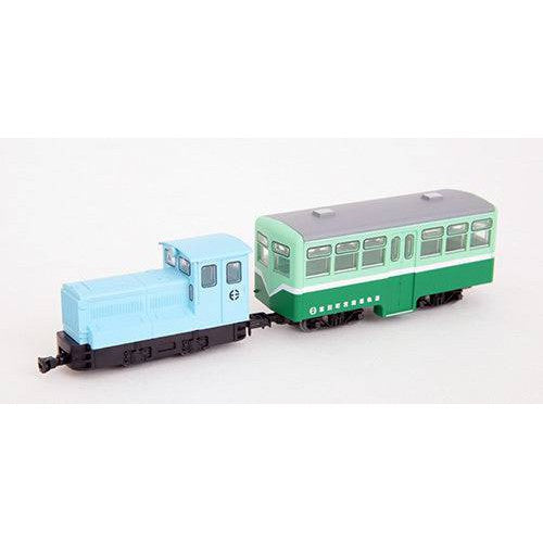 Tomytec - Narrow gauge 80 Tomibetsu Simple Track Diesel Locomotive & Passenger Car Set