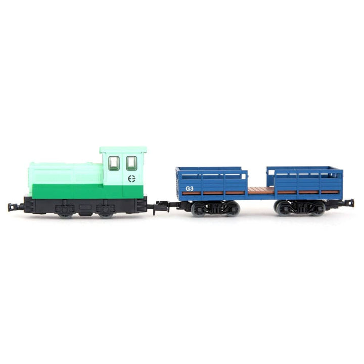 Tomytec - Narrow gauge 80 Tomibetsu Simple Track Diesel Locomotive & Milk Freight Car Set