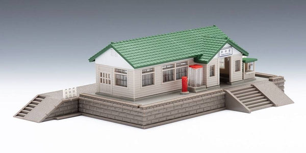 TOMIX - Wooden Station Building Set Green