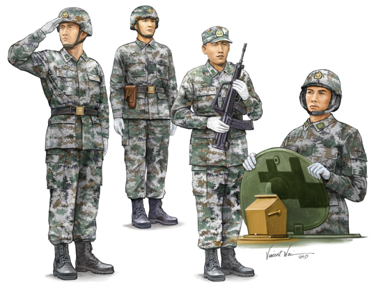 00431 1/35 PLA Tank Crew Plastic Model Kit