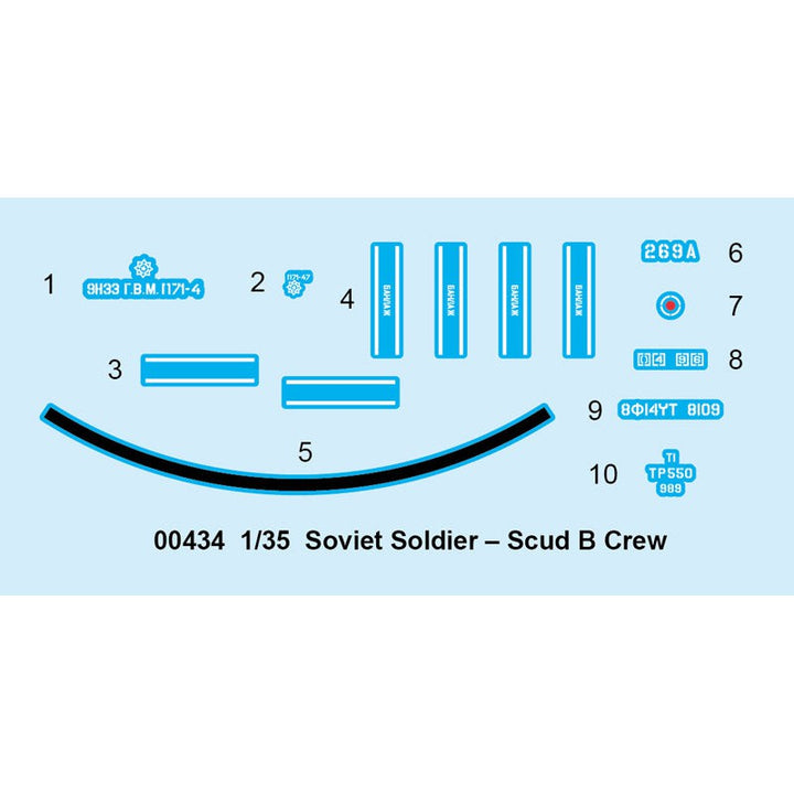 Trumpeter - Trumpeter 00434 1/35 Soviet Soldier ? Scud B Crew