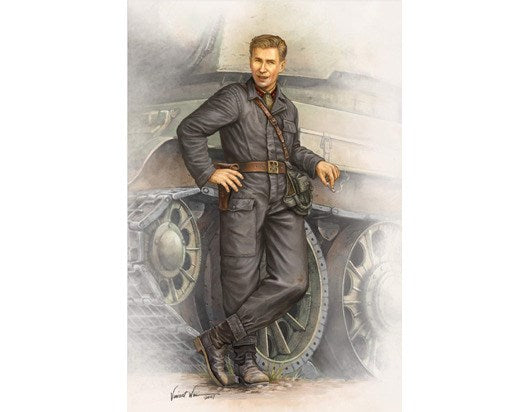 00701 1/16 WWII Soviet Army Tank Crewman in 1942 Plastic Model Kit