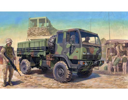 Trumpeter - Trumpeter 01004 1/35 M1078 Light Medium Tactical Vehicle (LMTV) Standard Cargo Truck