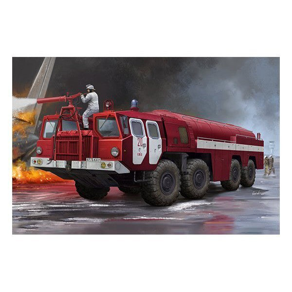 Trumpeter - Trumpeter 01074 1/35 Airport Fire Fighting Vehicle AA-60 (MAZ-7310) 160.01 Plastic Model Kit