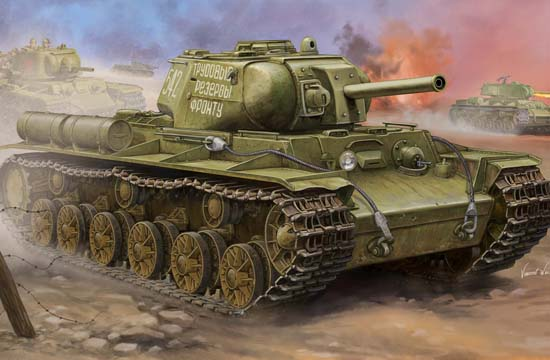 Trumpeter - Trumpeter 01572 1/35 Soviet KV-8S Heavy Tank