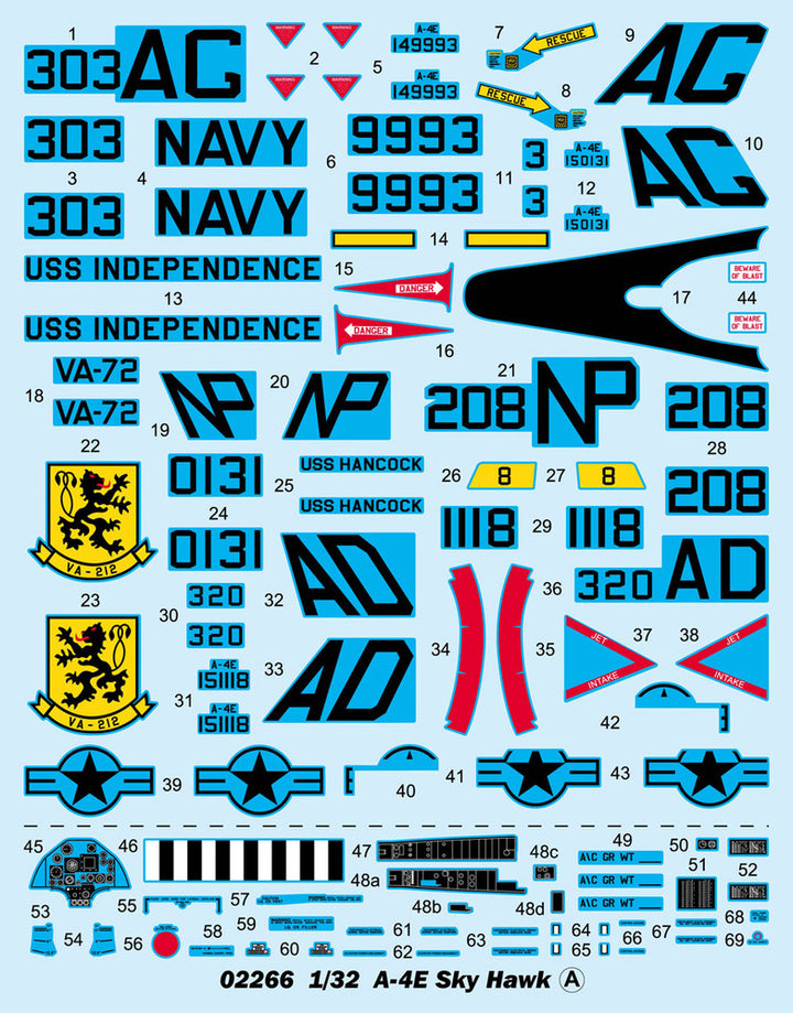 Trumpeter - Trumpeter 02266 1/32 A-4E Sky Hawk