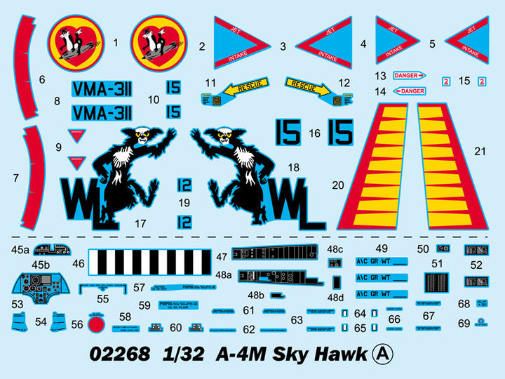 Trumpeter - Trumpeter 02268 1/32 A-4M Skyhawk