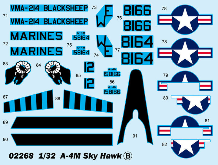 Trumpeter - Trumpeter 02268 1/32 A-4M Skyhawk