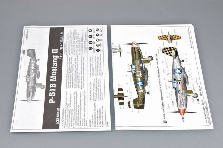 Trumpeter - Trumpeter 02274 1/32 P-51 B Mustang