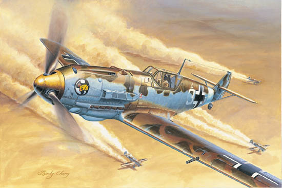 Trumpeter - Trumpeter 02290 1/32 Messerschmitt Bf 109E-4/Trop