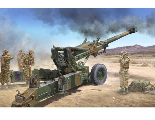 02306 1/35 US M198 155mm Medium Towed Howitzer Early Version Plastic Model Kit