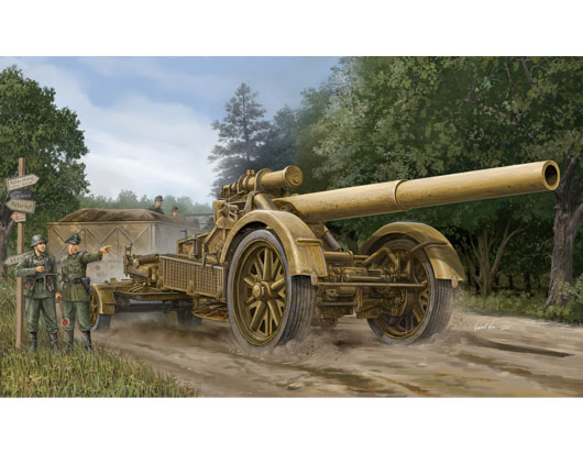 02314 1/35 German 21 cm Morser 18 Heavy Artillery Plastic Model Kit