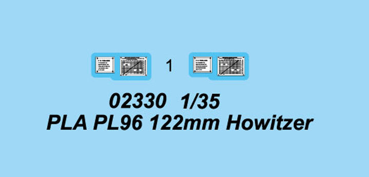 Trumpeter - Trumpeter 02330 1/35 PLA PL96 122mm Howitzer