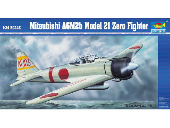 Trumpeter - Trumpeter 02405 1/24 A6M2b Model21 zero fighter