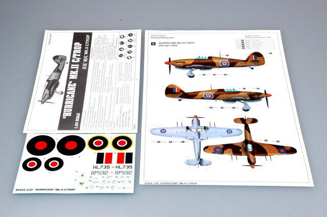 Trumpeter - Trumpeter 02416 1/24 Hurricane MK.II C/TROP