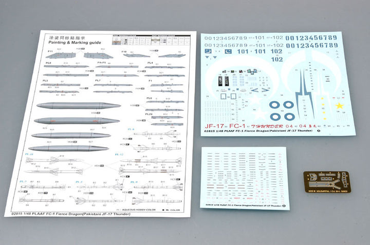 Trumpeter - Trumpeter 02815 1/48 PLAAF FC-1 Fierce Dragon (Pakistani JF-17 Thunder)