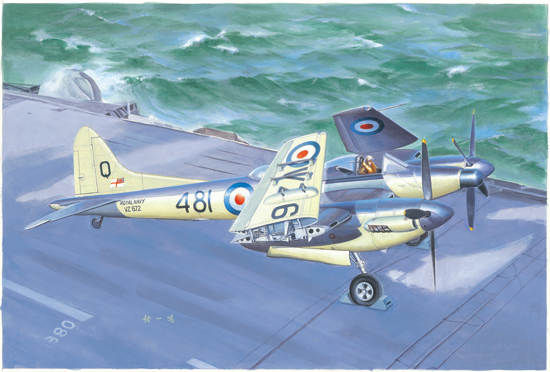 Trumpeter - Trumpeter 02895 1/48 De Havilland Sea Hornet NF.21