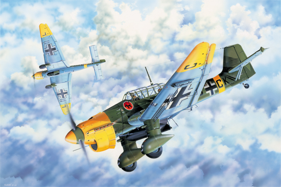 Trumpeter - Trumpeter 03214 1/32 Junkers Ju-87B-2 Stuka