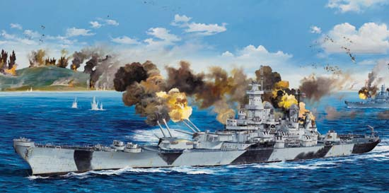 03706 1/200 USS Iowa BB61 Plastic Model Kit