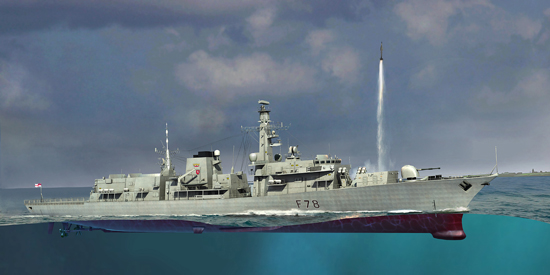 Trumpeter - Trumpeter 04544 1/350 HMS TYPE 23 Frigate ? Kent(F78)