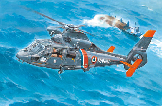 05106 1/35 Helicopter  AS365N2 Dolphin 2 Plastic Model Kit