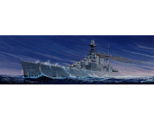 05302 1/350 HMS Hood Plastic Model Kit