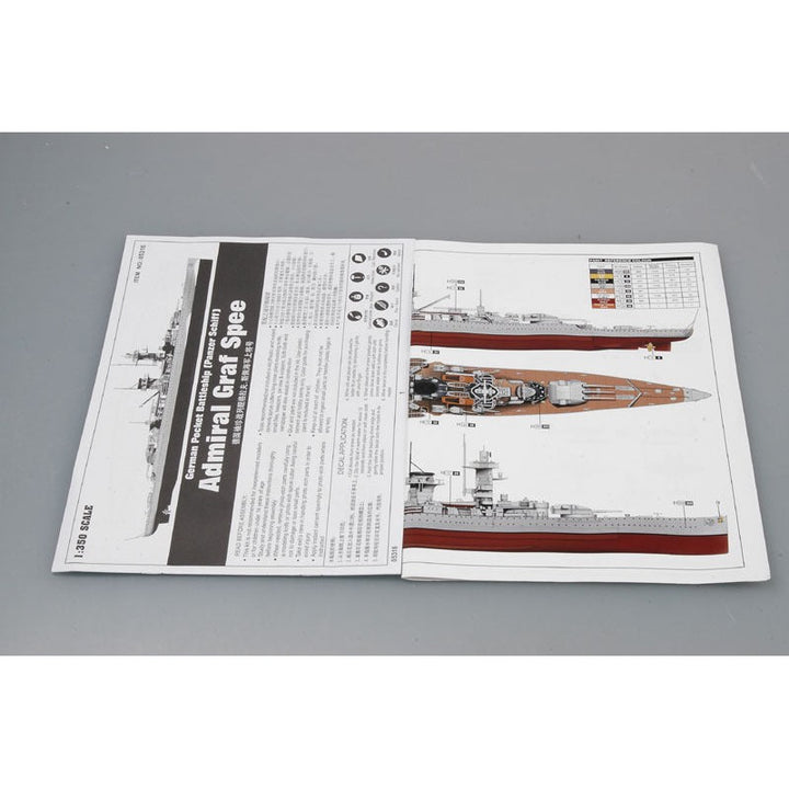 Trumpeter - 1/350 German Pocket Battleship (Panzer Schiff) Admiral Graf Spee