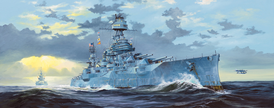 05340 1/350 USS New Texas BB35 Plastic Model Kit